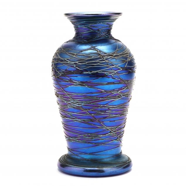 a-signed-durand-threaded-art-glass-vase