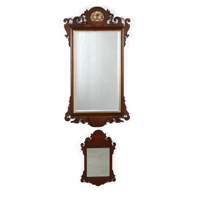 two-henkel-harris-chippendale-style-mahogany-mirrors