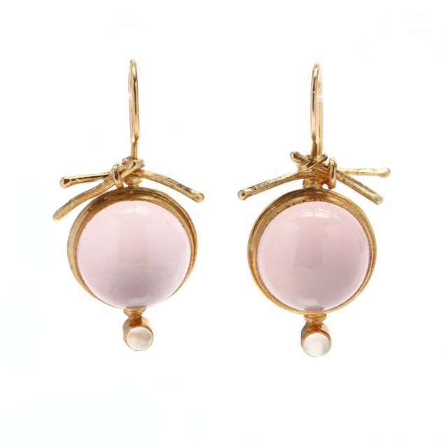 18kt-22kt-gold-and-gem-set-dangle-earrings-carolyn-morris-bach
