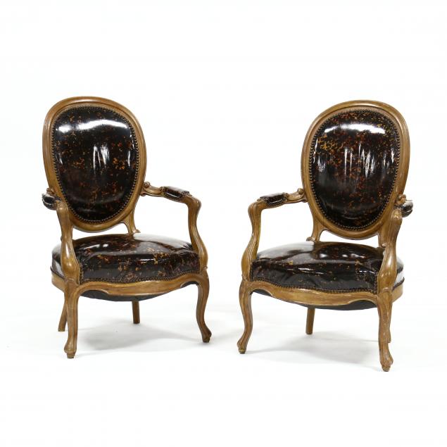 pair-of-louis-xv-style-upholstered-fauteuil