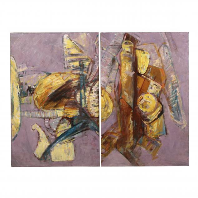 abstract-expressionist-diptych