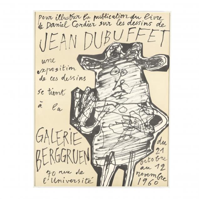 after-jean-dubuffet-french-1901-1985-galerie-berggruen-exhibition-poster