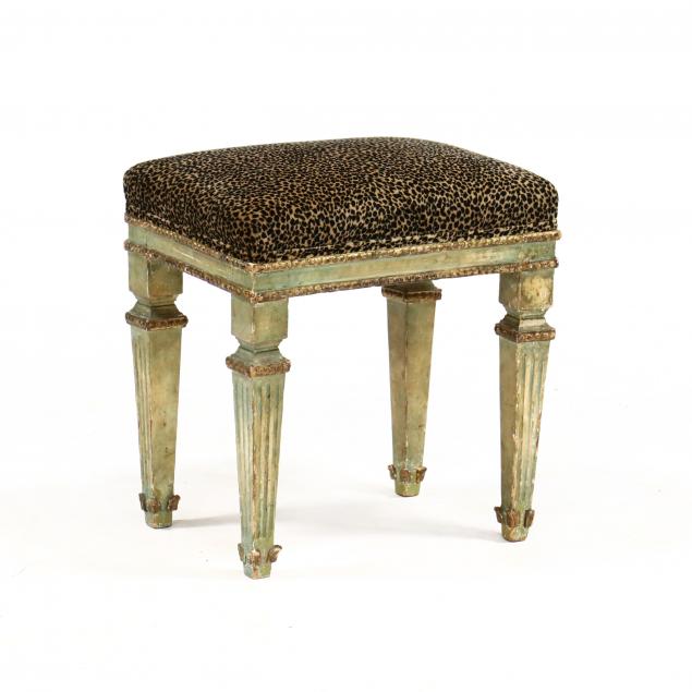 antique-louis-xvi-style-carved-and-painted-stool