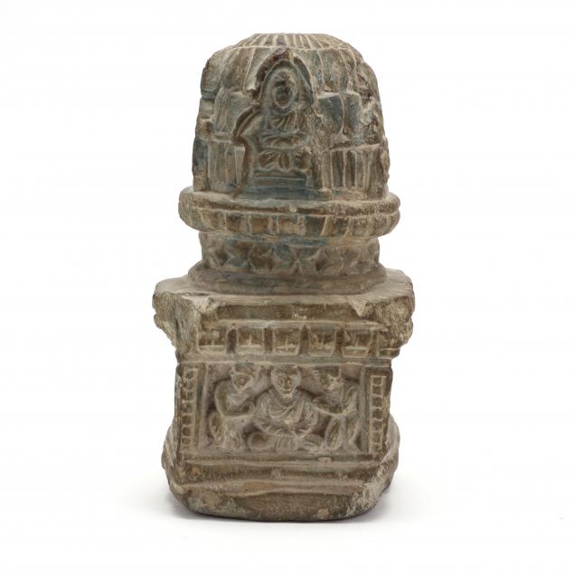a-gandhara-carved-schist-stupa