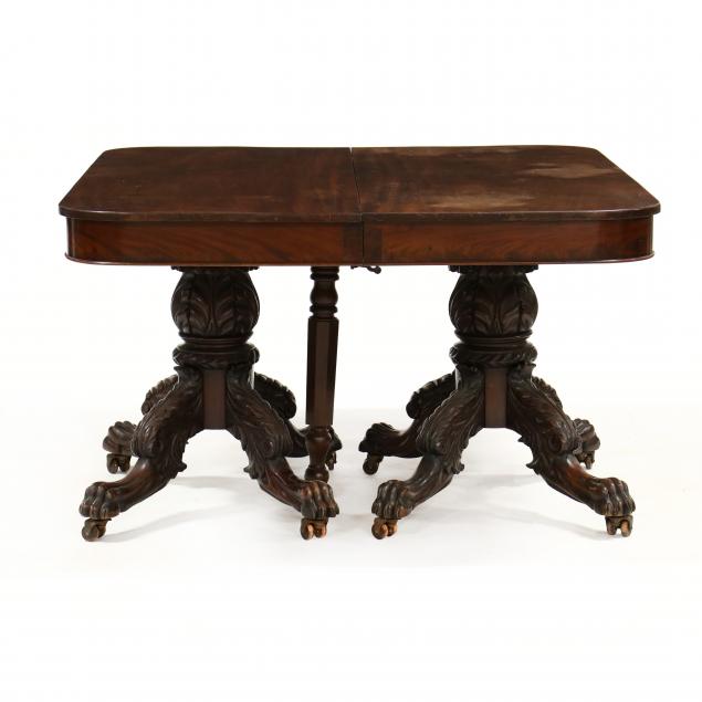 american-renaissance-revival-carved-double-pedestal-mahogany-dining-table