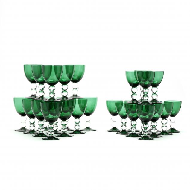 thomas-goode-set-of-29-emerald-green-goblets