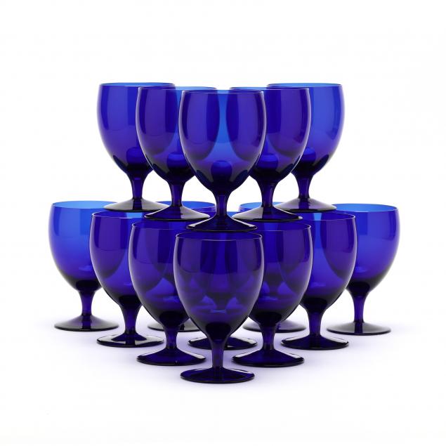 set-of-fifteen-cobalt-water-goblets