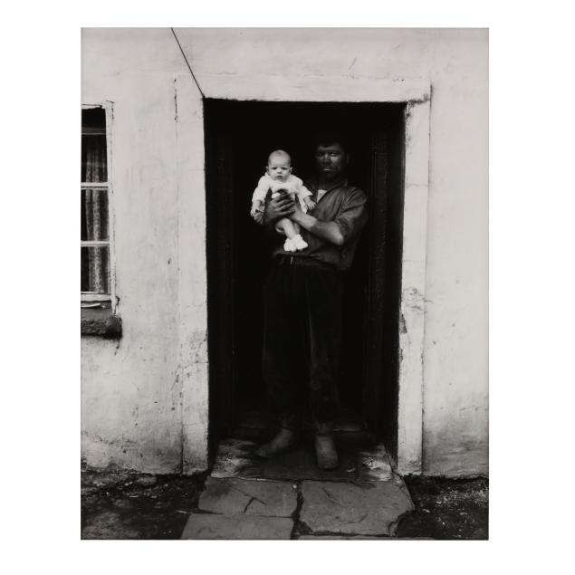 bruce-davidson-american-born-1933-i-welsh-coal-miner-holding-an-infant-i