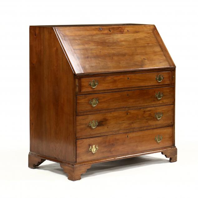 southern-chippendale-style-walnut-slant-front-desk