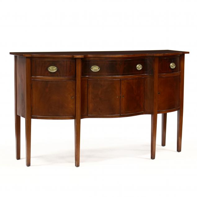 hepplewhite-style-inlaid-mahogany-sideboard