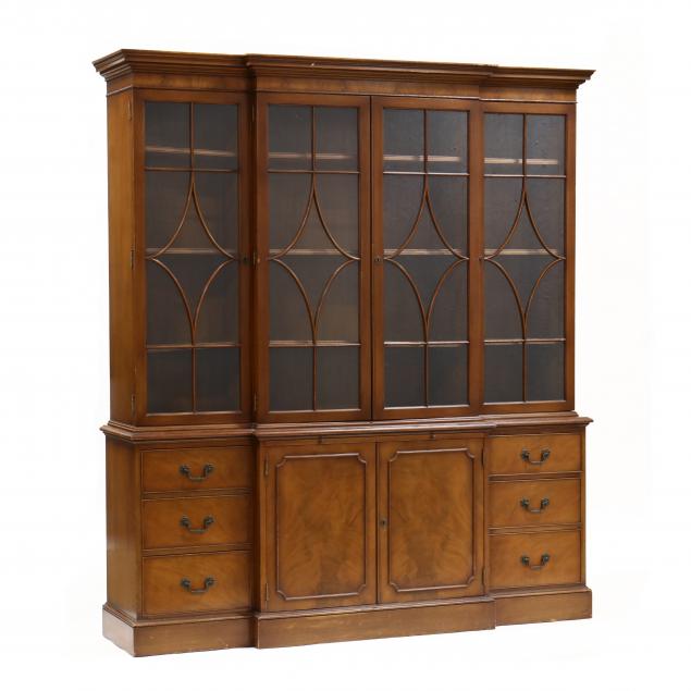 georgian-style-mahogany-breakfront