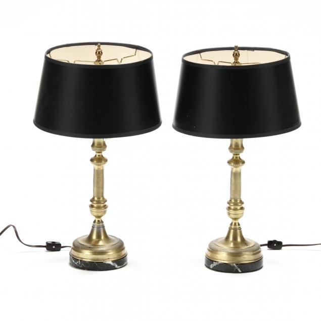 pair-of-brass-and-marble-candlestick-lamps