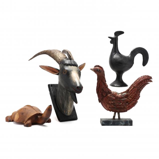 four-folk-art-animals