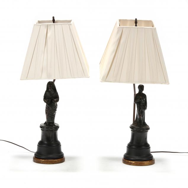 pair-of-tole-figural-lamps