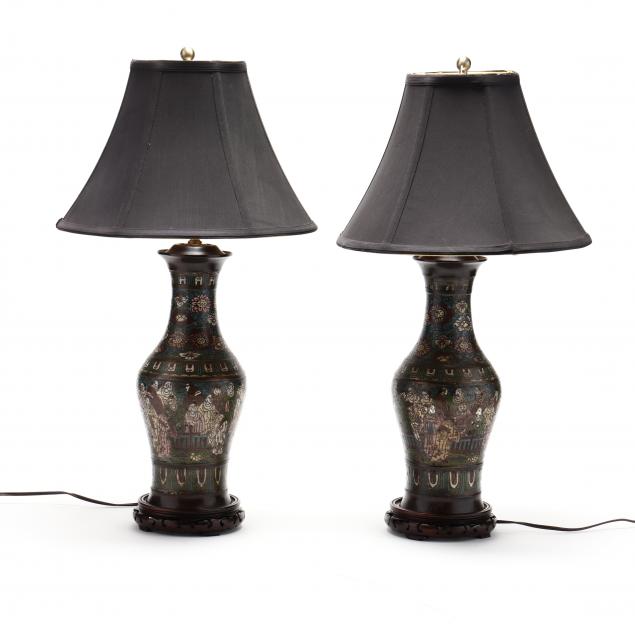 pair-of-chinese-champleve-vase-lamps
