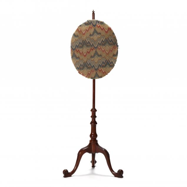 american-carved-rococo-mahogany-pole-screen