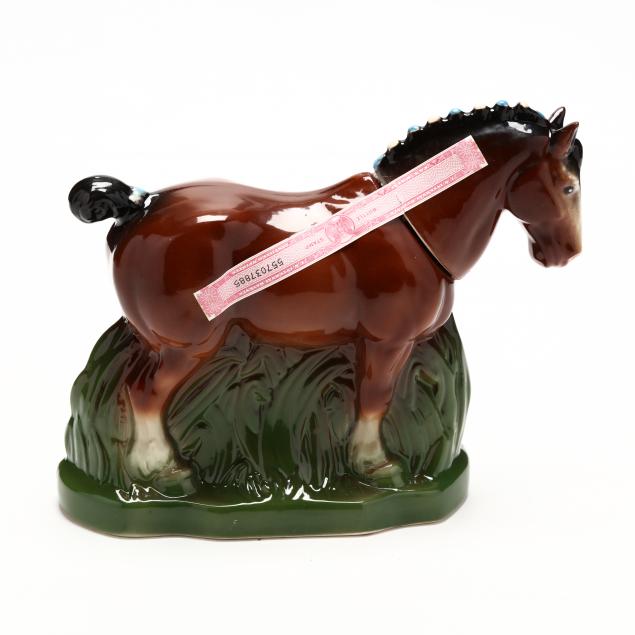 ezra-brooks-whiskey-in-horse-decanter