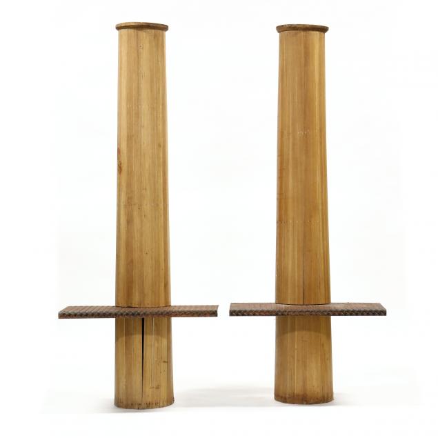 pair-of-altered-vintage-pine-columns