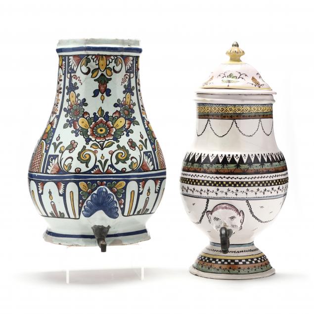 two-italian-faience-polychrome-wall-urns