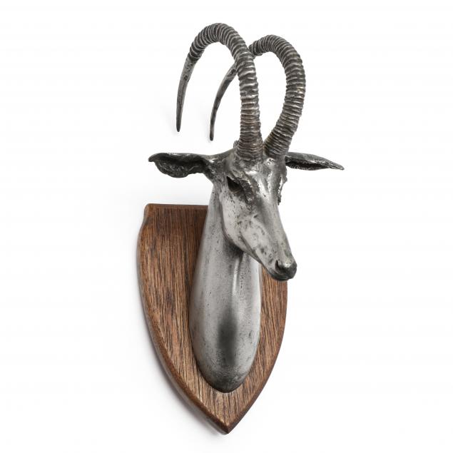 richard-klyver-me-born-1940-pewter-bust-of-a-giant-sable-antelope