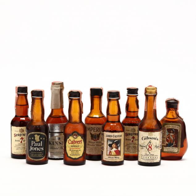 vintage-american-whiskey-miniature-collection