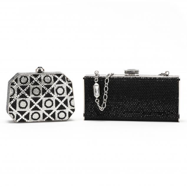 two-judith-leiber-minaudiere-evening-bags