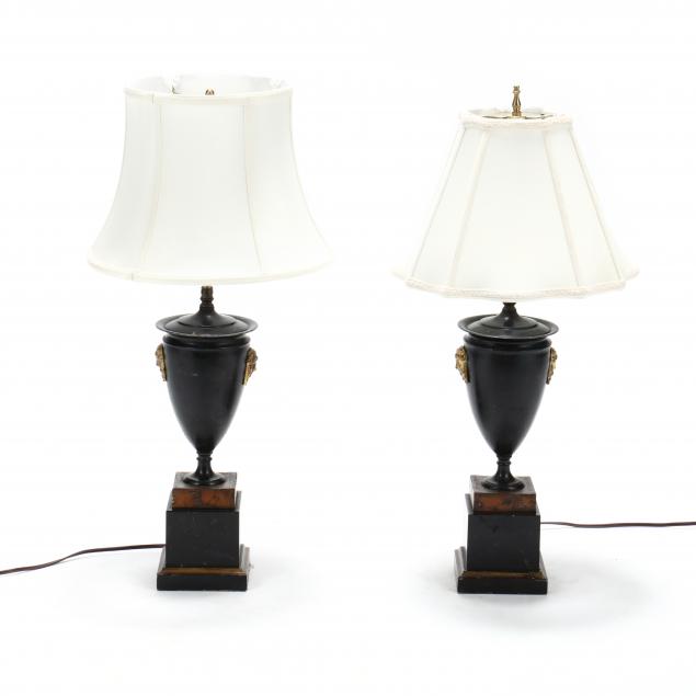 pair-of-black-tole-urn-lamps