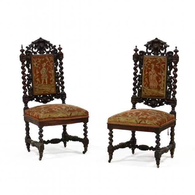 pair-of-continental-carved-walnut-side-chairs