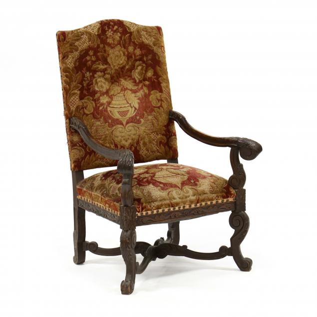 spanish-style-carved-hall-chair