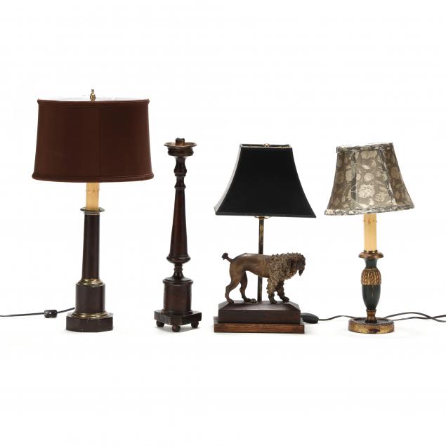 grouping-of-four-lamps