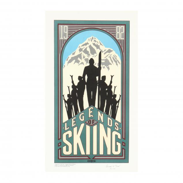 gerald-ford-signed-legends-of-skiing-vintage-poster