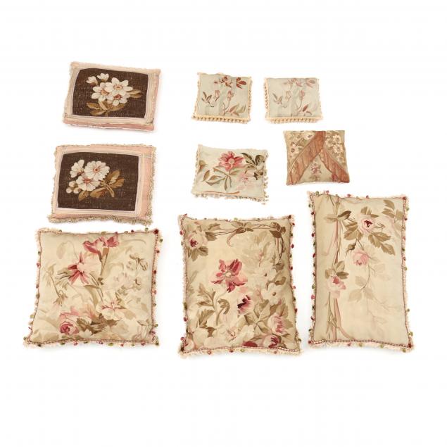 nine-assorted-aubusson-pillows