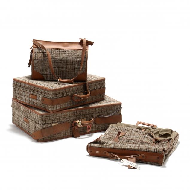 four-pieces-of-vintage-hartmann-luggage