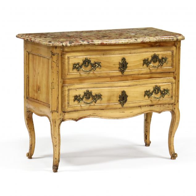 french-provincial-marble-top-diminutive-commode