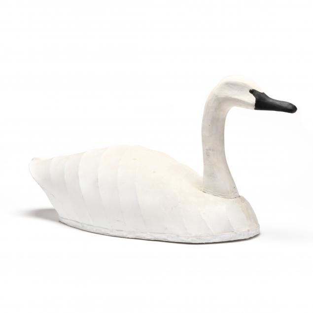 a-w-white-nc-canvas-over-wire-swan