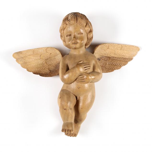 handcarved-wood-putto-wall-mount