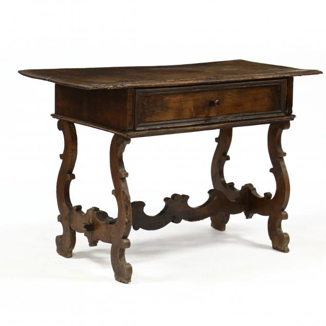 an-antique-continental-walnut-one-drawer-work-table