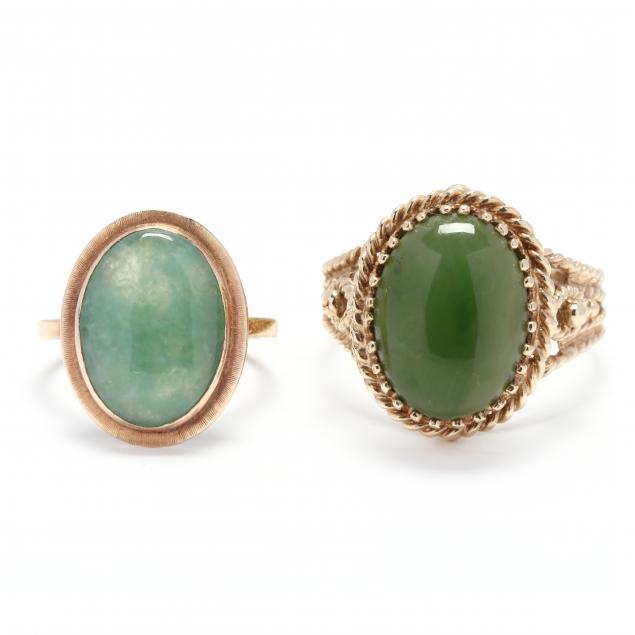 two-14kt-gold-and-jade-rings