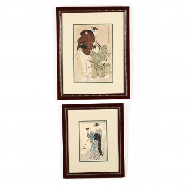 two-japanese-woodblock-prints