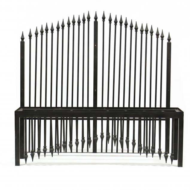 custom-iron-king-size-headboard-and-bench