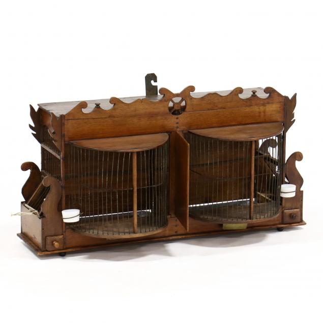 antique-english-oak-birdcage