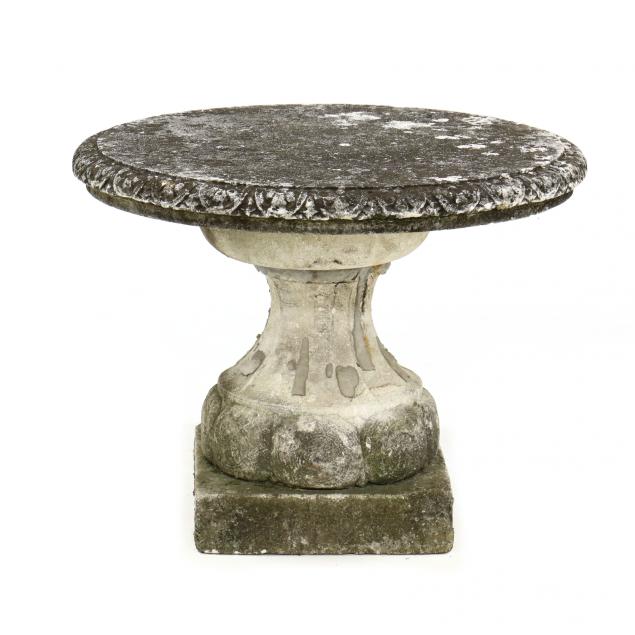 vintage-cast-stone-pedestal-table