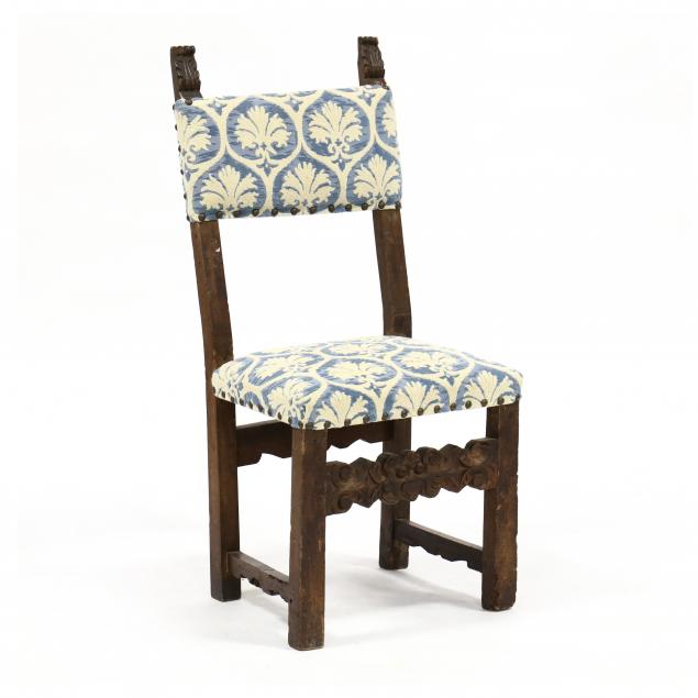 antique-jacobean-style-carved-walnut-side-chair