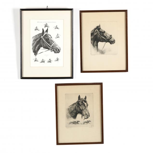 three-racehorse-portrait-prints