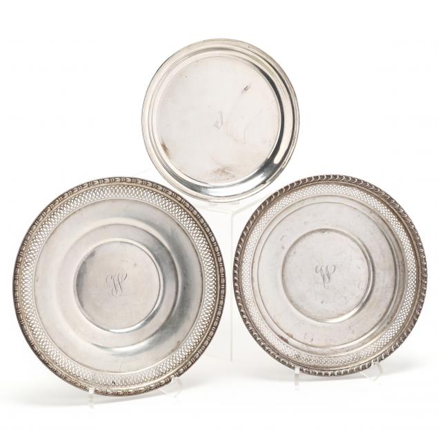three-sterling-silver-cake-plates-and-trays