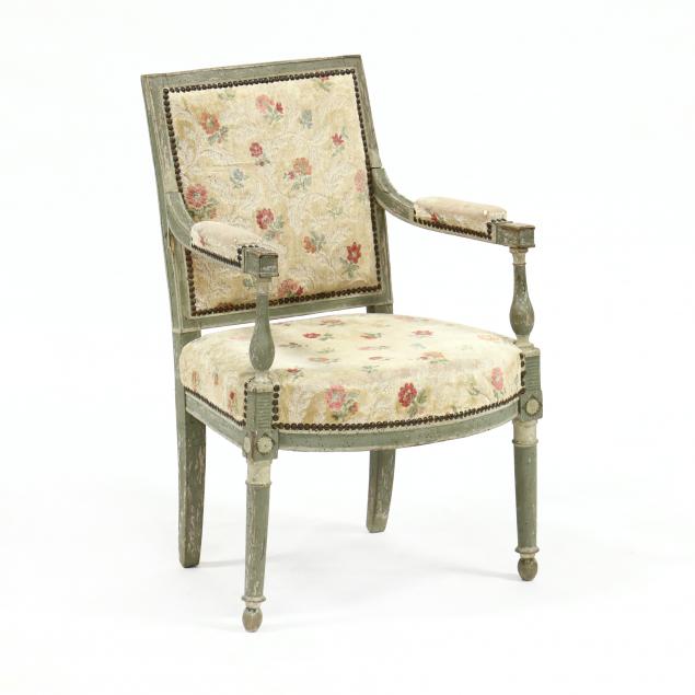 louis-xvi-painted-fauteuil