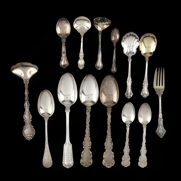 a-group-of-sterling-silver-flatware