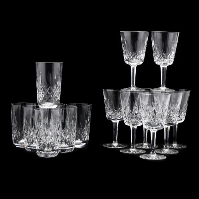 waterford-fifteen-pieces-of-i-lismore-i-crystal