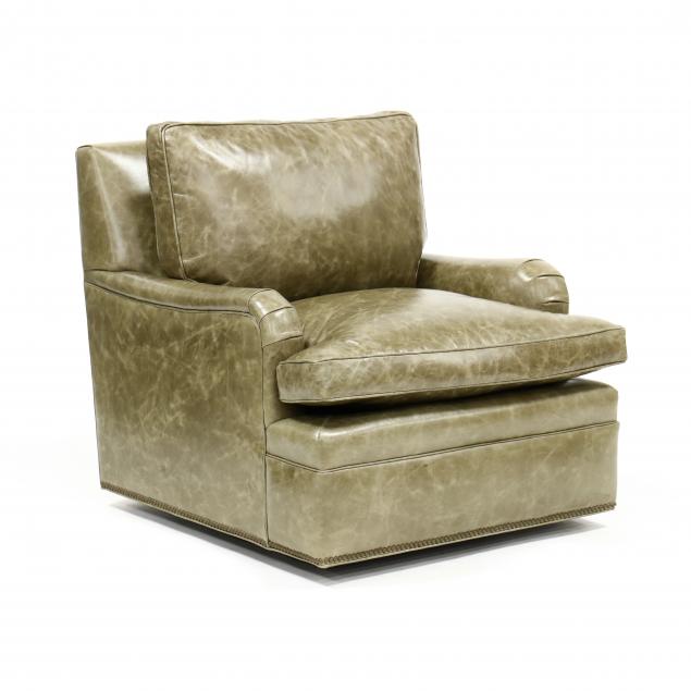 Leather Master Green Club, Green Leather Club Chair
