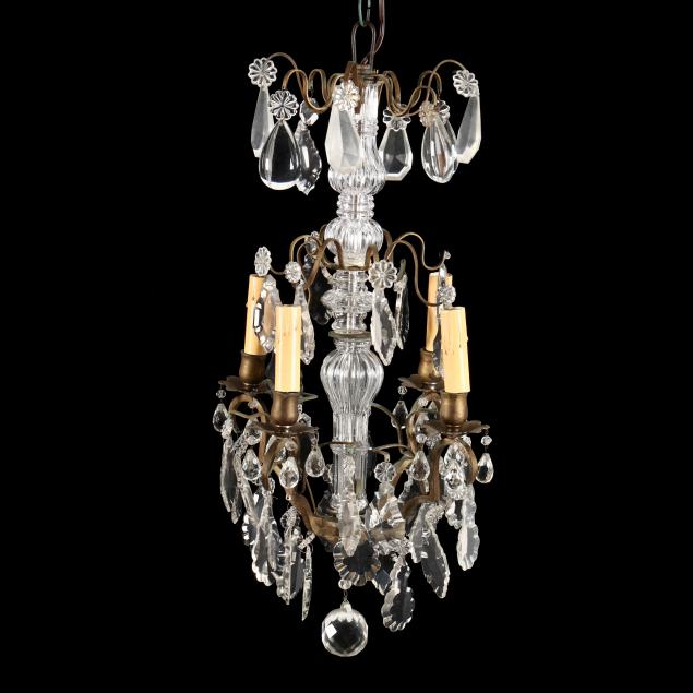vintage-diminutive-brass-and-drop-prism-chandelier